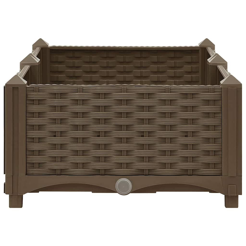 Vidaxl Donica Do Podniesionej Rabaty, 80X40X23 Cm, Polipropylen
