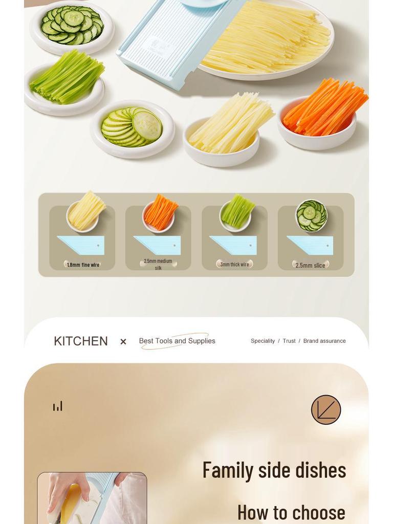 Longjiang Multifunctional Vegetable Grater and Julienne Slicer