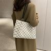 Spring Large Capacity Crossbody Bag New Style Checkerboard Tote Bag Women's Handbag One Shoulder Crossbody Bag