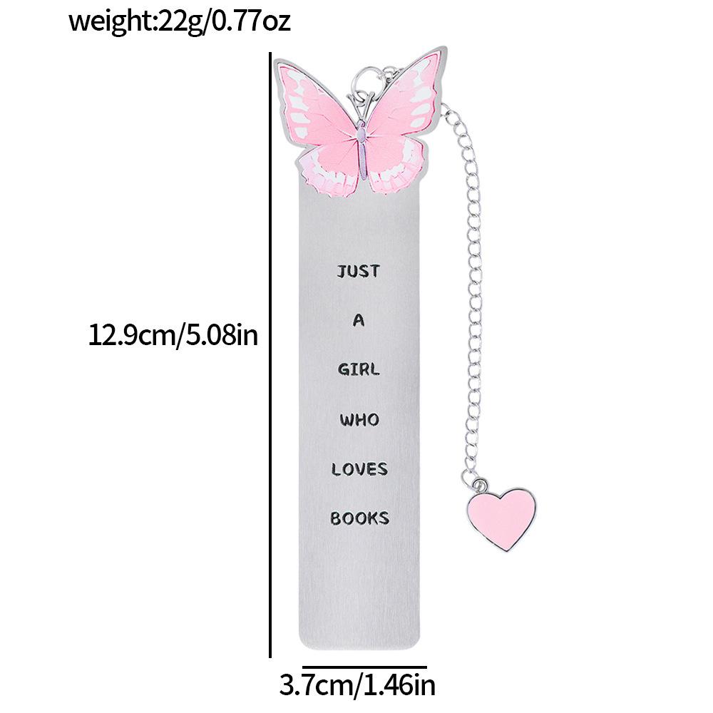 Cute Metal Stainless Steel Bookmarks Reading Lovers Reading Accessories Student Study Stationery Birthday Gift For Friends