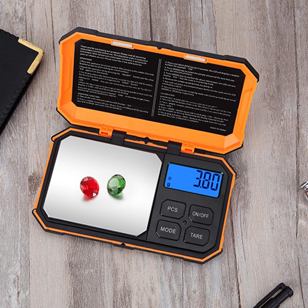 0.01g Digital Jewelry Scale Electronic LCD Display Screen Unit Switch tl/oz/gn/g/ct Kitchen Scale for Rings