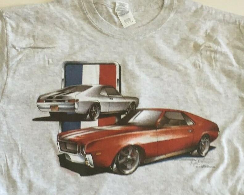 New American Motors AMX 100% Cotton T-Shirt M