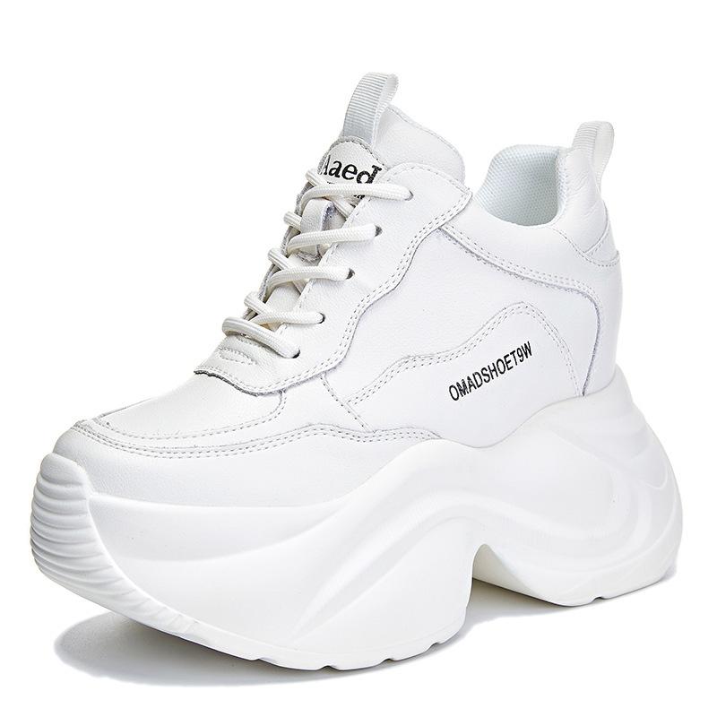 Inner Height Increase New Breathable Dad Shoes Platform Mesh Small Sports and Leisure Shoes