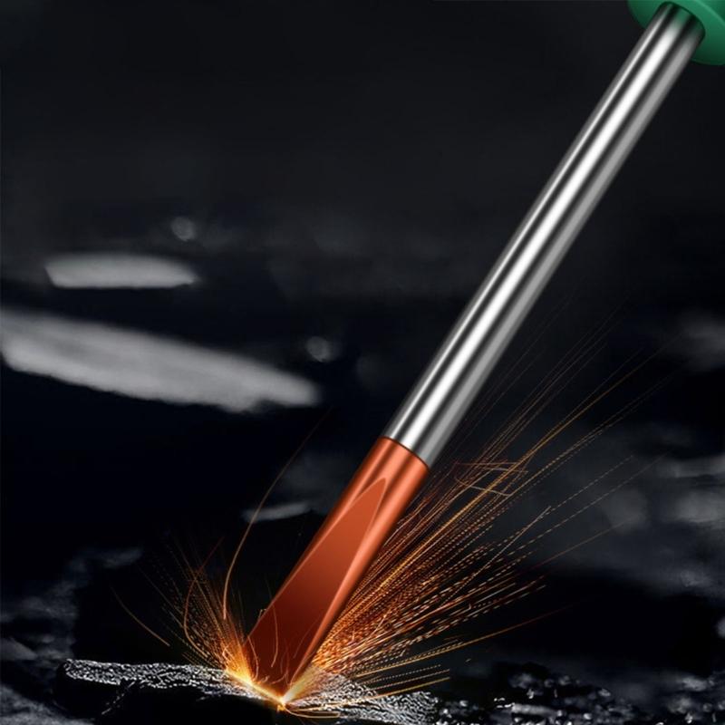 10 Piece Through Steel Core Screwdriver Set,Go-thru Steel Blade High Torque for Fastening,Chiseling or Loosening Seized