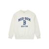 Nuova Felpa Serie Stile College MLB Unisex Crema Scuro 3AMTV0134-43CRD