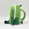 New Cartoon Baby Plush Backpack Children's Green Cute Doll School Bag Compact and Lightweight Outdoor Leisure Bag Travel Bag