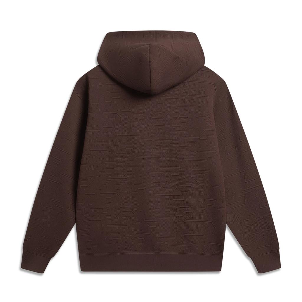 Li-Ning Wade Series Letter Hooded Soft Simple Versatile Loose Sweatshirt Men sweatshirt AWDW021-4