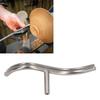 Gebogener 5/8" I Drechselwerkzeughalter Edelstahlhalter für vielseitige Holzbearbeitung