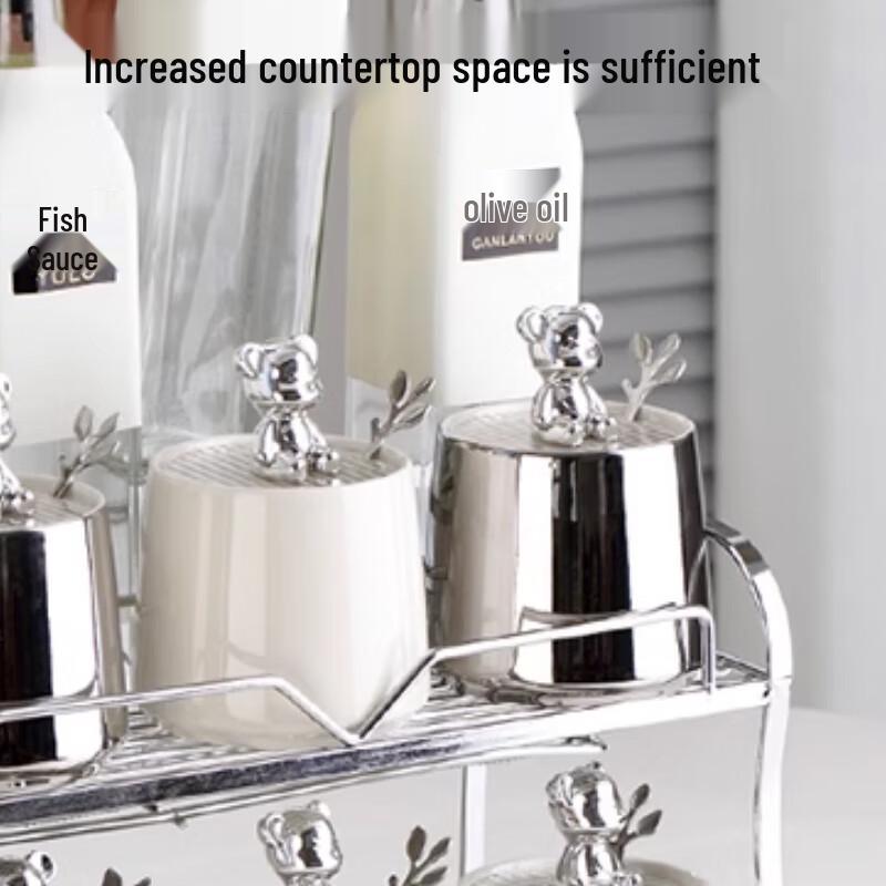 Elegant 11-Piece Spice Jar & Storage Set