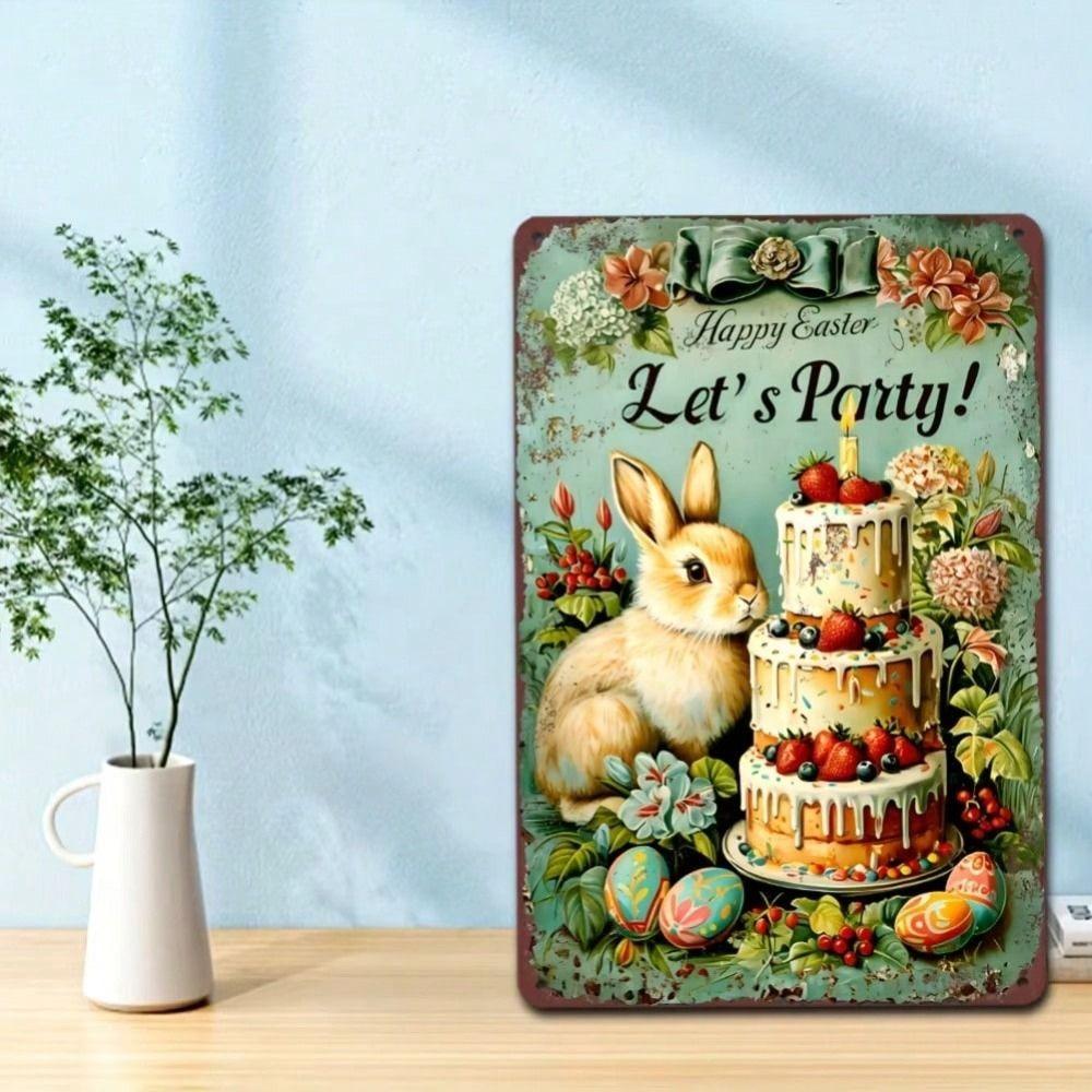Vintage Metal Poster Wall Art, Summer Holiday Decoration Gift for Family