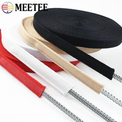 5/10/20M 10mm Schlauchförmiges Nylongurtband für Unterwäsche Schultergurte Band Kleid Schrägband DIY Nähzubehör