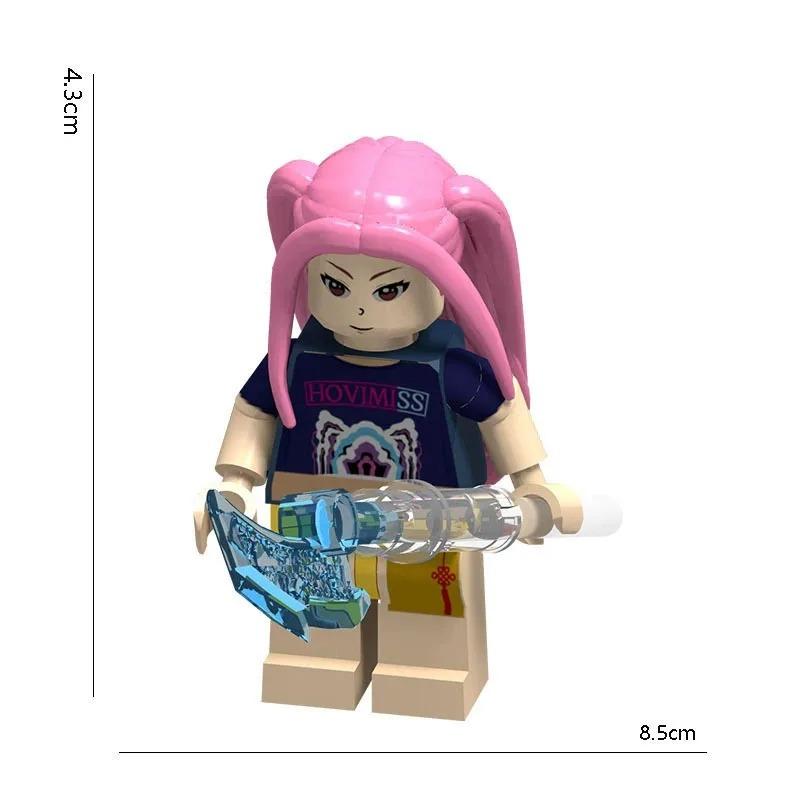 ¡Nuevo! 'Cazadores de Demonios KPop' Rumi Bloques de Construcción Modelo de Ensamblaje Muñeca^&* Juguete para Niña Niño Para Niños Cumpleaños Colocación Regalo*&