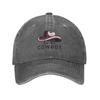 Washed Baseball Cap Cowboy Carter Rodeo Trucker Hat For Couple Women Retro Hat Kpop Rock Sun Snapback Cap