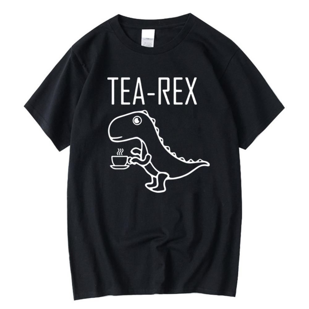 

Summer Casual Men s T-shirt Top Quality Cool and Interesting Dinosaur Design Printed O-neck Men s T-shirt Men s T-shirt M