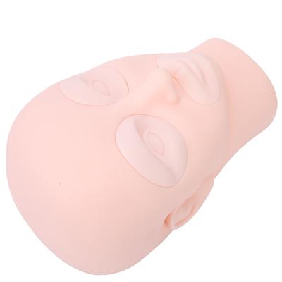 Microbladingová figurína hlava silikonová obočí oční linky tetování cvičná tréninková hlava