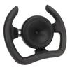 280mm Steering Wheel Black D Shaped Racing Steering Wheel for Go Karts ATVs UTVs DIY Modifications