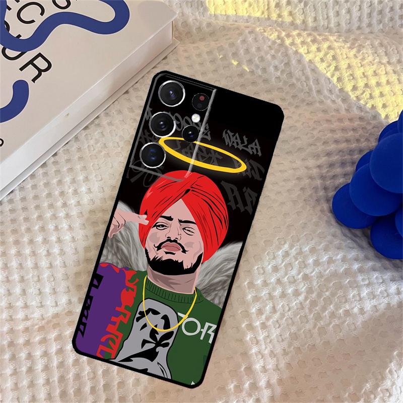 Indischer Rapper Sidhu Moose Wala Handyhülle Für Samsung Galaxy S25 S24 Ultra S9 S10 S20 S22 S21 Plus S23 FE Schutzhülle