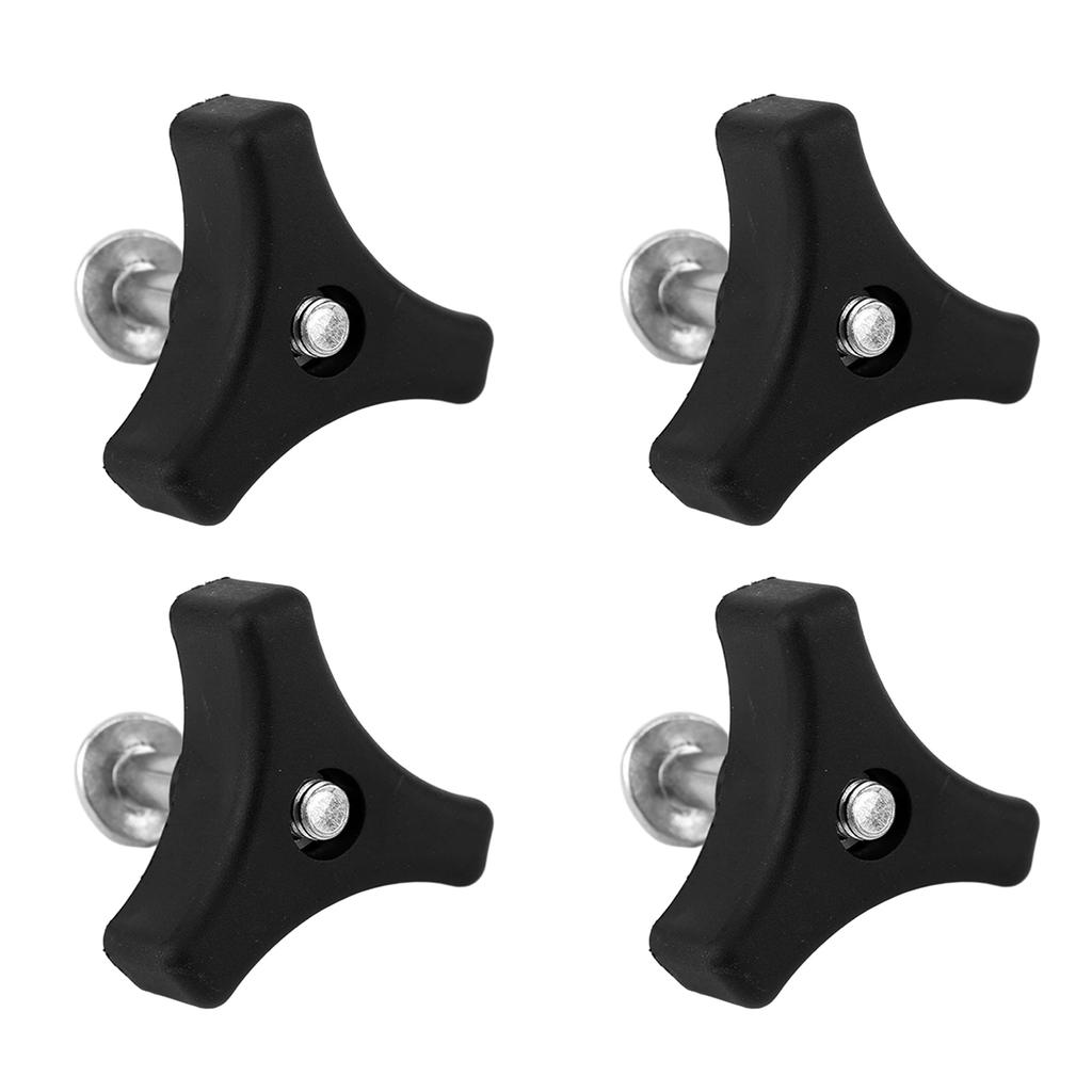 Reliable Lawn Mower Handle Screw and Nut Parts Durable Triangle Handle Knob Nut Screw Bolts for Field and Lawn Trimming