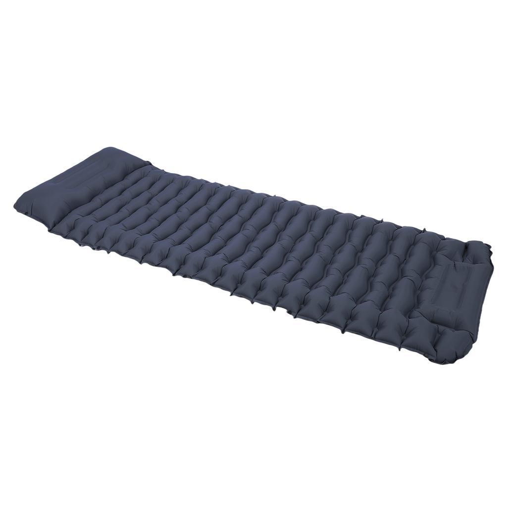 Camping Sleeping Pad Lightweight Inflatable Sleeping Mat with Pillow Hiking Sleeping Pad with Built in Foot Pump LT30