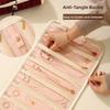 Foldable Foldable Jewelry Bag Roll Style Jewelry Storage Bag  for Necklace Earrings