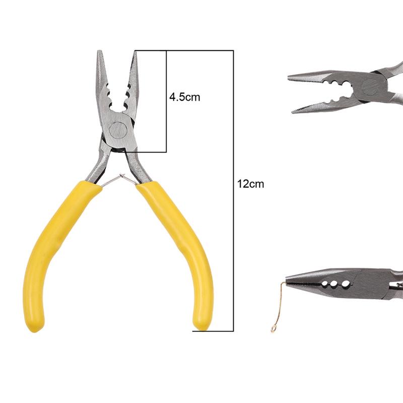"Handmade Pink Needle-Nose Pliers: Multi-Function Jewelry Tool for Beading and Winding"