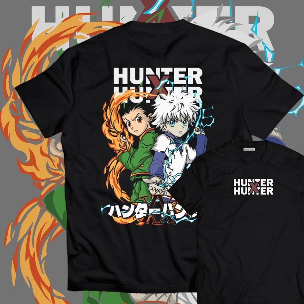 

HUNTER X HUNTER Anime GON X KILLUA Printed Tshirt Unisexs and Womens Tshirt Unisexs Top Sports Tshirt 2026 Summer New Tee S