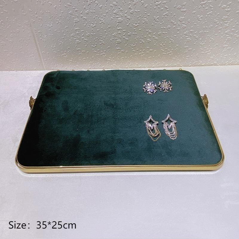 Necklace Jewelry Model Display Rack Rings Bracelet Storage Pallet Counter Jewellery Showcase Tray Live Pictures Trinket Props