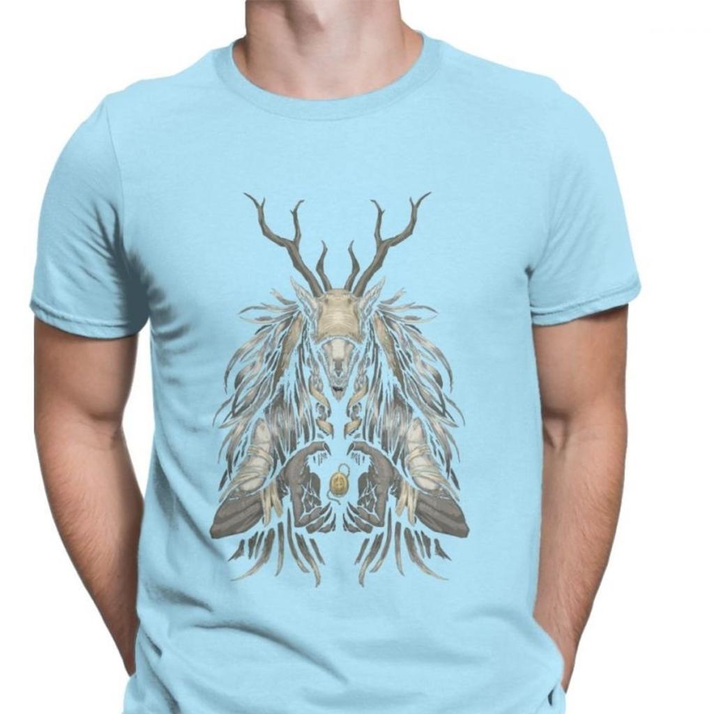 Men's Tops T Shirt The Supplicant Premium Cotton Tshirts Vicar Amelia Bloodborne Scary Harajuku Halloween T Shirt Graphic