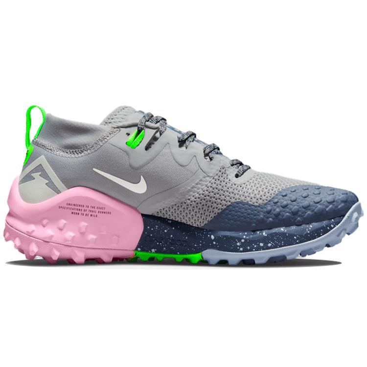 Nové dámské Nike Wildhorse 7 Wolf Grey Barely Green Diffused Blue CZ1864-004