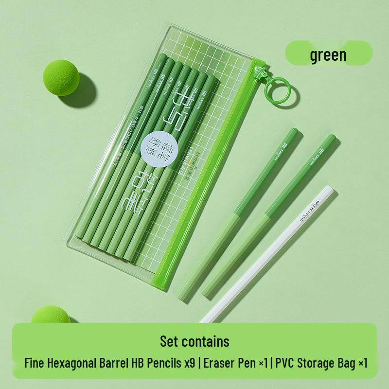 

Hexagonal Astronomy Pencil & Eraser Set for Grades 1-2 (HB Pencils XP2021) HB