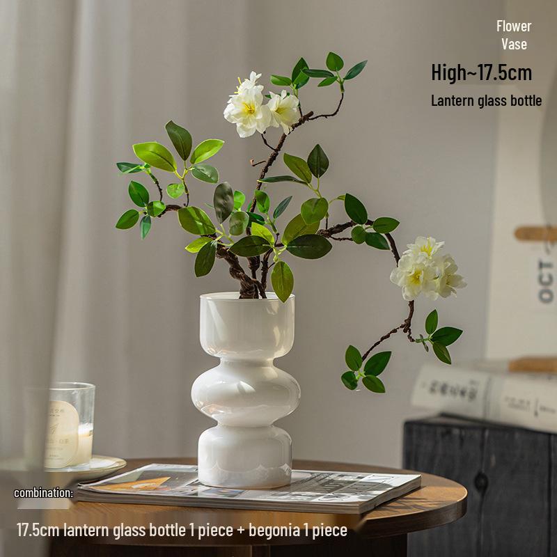 Bionic Begonia: Artificial Luxury Green Plant Dining Table Decoration