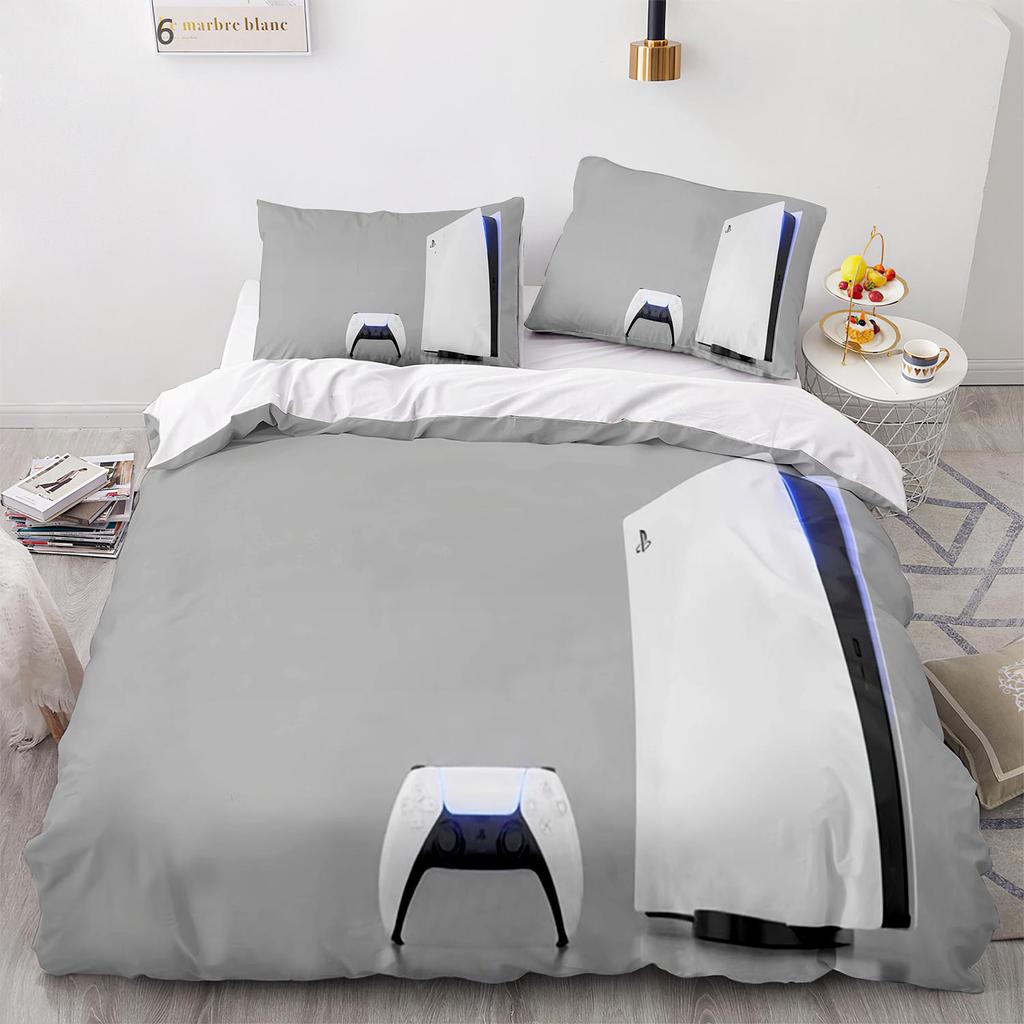 Comforter Cool Gamepad Bedding Set Single Twin Full Queen King Size Kawaii Bed Set Aldult Kid Bedroom Three-Piece Suits 3D Print