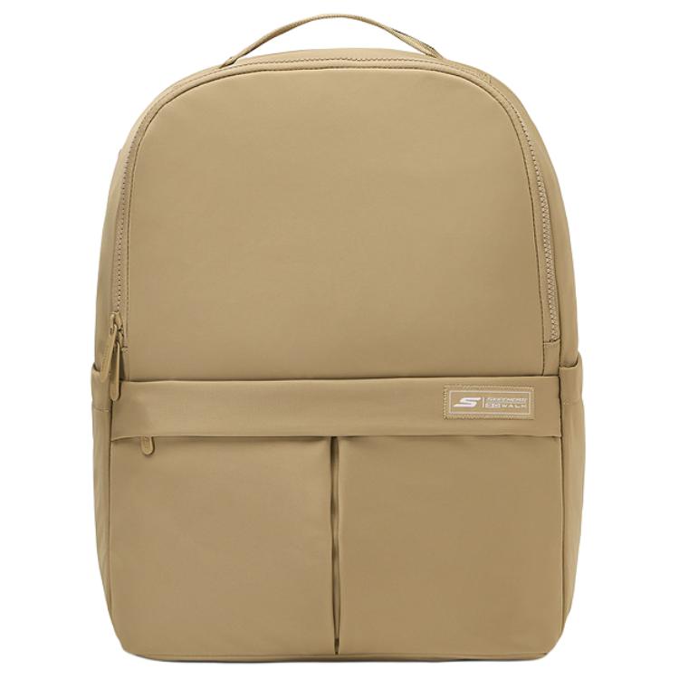Skechers 22.5L Large Capacity Waterproof Multi-Compartment Fabric Backpack Unisex Backpack Yellow P126U015-02FX Millet Yellow