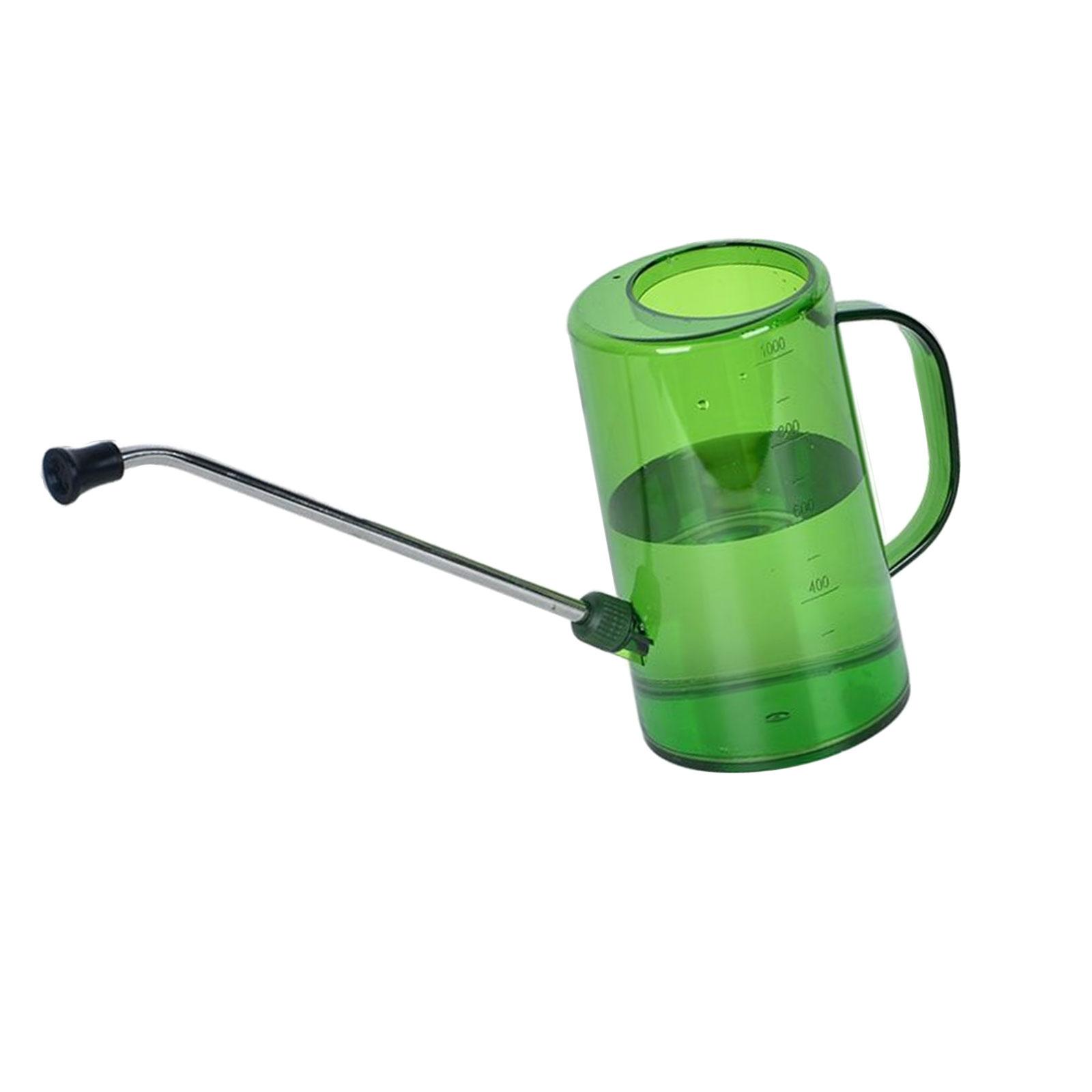 

1L Watering Can with Removable Spray Head for Plants in Home and Garden зелёный