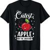 Funny Cutest Apple In The Orchard Apple Picking Kids T-Shirt