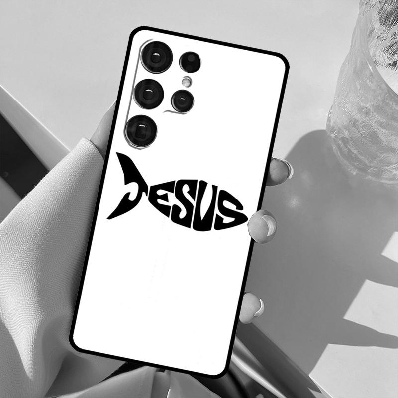 

Fish Symbol Jesus Christ Christian Case For Samsung Galaxy S22 Ultra S21 S20 S24 S25 Ultra S9 S10 Plus S23 FE S25 FE Back Cover Galaxy S20Ultra