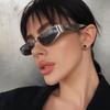 High-End 2025 Metal Cat-Eye Sunglasses for Women - European & American Influencer Style