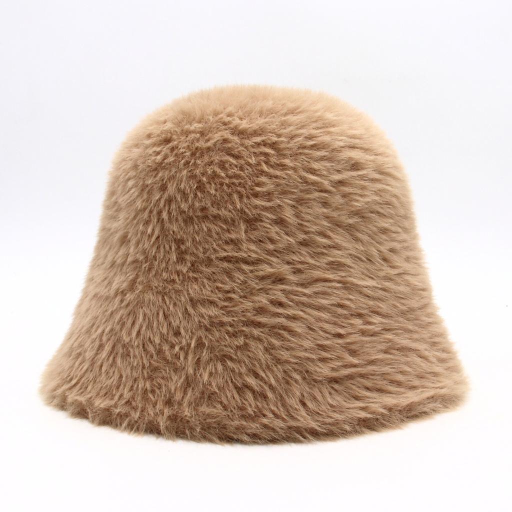 Plush Cap, Ear Protector, Thickened Bucket Hat, Warm Head Hat, Winter Hat Woman