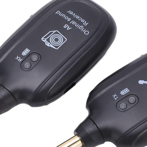 HAIBING Guitar Wireless System with Built-in Rechargeable Battery, UHF Transmission, Niose Rechargeable for Bass Guitar Playing