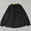 Johnature Thin Lace Trim Shirt Vintage Long Sleeve Top For Spring Autumn Women Shirts