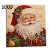 Creative Christmas Gifts for Adults Faux Pearl Art Kit, 20x20cm Xmas Painting DIY Wall Decor Making Kit Sparkling 3D Diamond Craft Adults, Festive