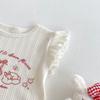 Baby Girls Cute Rabbit Print T Shirt Summer Short Sleeve Casual Fashion Top