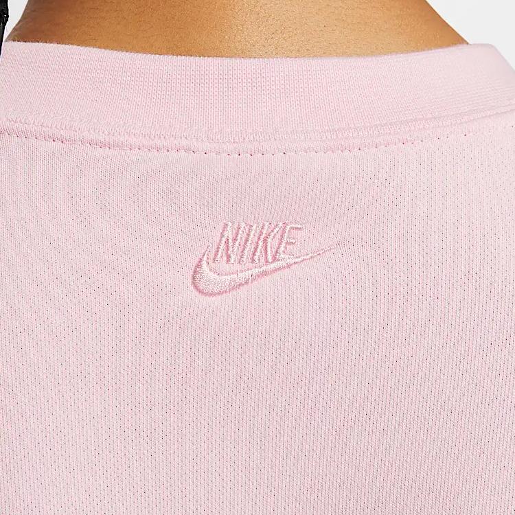 Nike Sportswear Phoenix Fleece Logo Crewneck Sweatshirt Women Sweatshirt Foam-Pink IB8232663