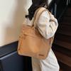 Large-capacity canvas tote bag female new student class commuting versatile leisure shoulder bag