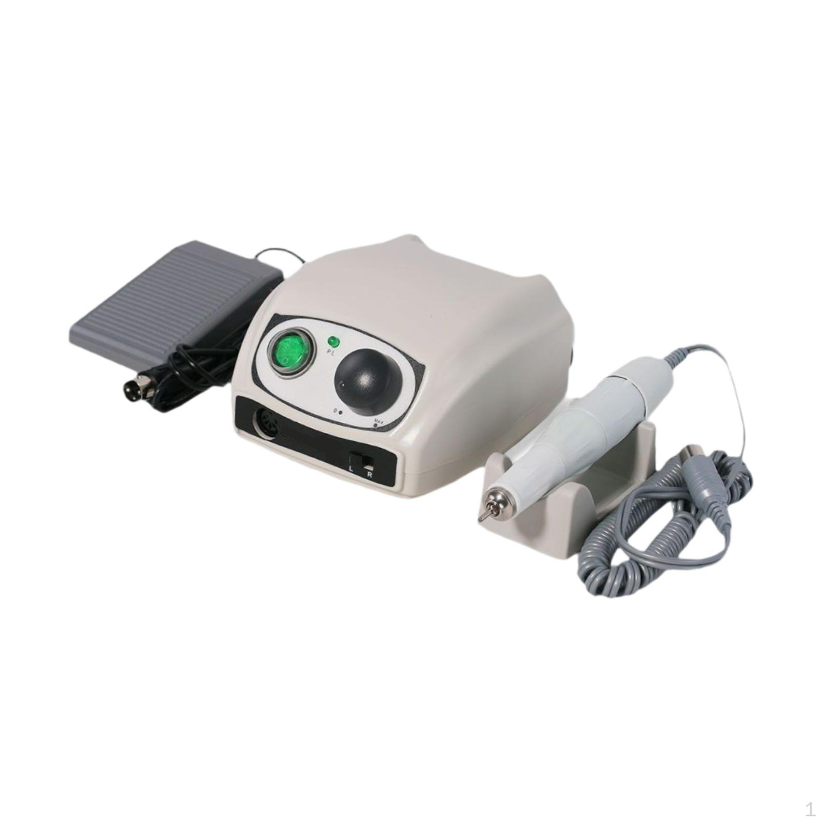 

Nail Drill Machine with Foot Pedal Switch Grinder for Trimming Shop Home Use