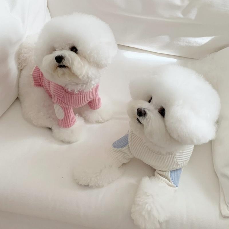 Letter Embroidery Dog Shirt for Small Dogs Autumn Soft Dog Clothes Fashion Puppy Hoodies Cute Warm Cat Pullovers Pet Sweatshirts