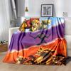1pc. Cartoon Lion King Blanket, Soft and Cozy for All Seasons, Perfect Home Decor Gift for Friends and Family, Soft Flannel Throw Blanket, V