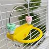 Interactive Parrot Relieve Boredom Plastic Treat Dispenser Bird Cage Non-slip Design Parrots Gnaw
