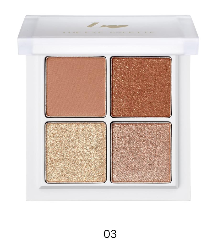 b idol THE Eye Pale R 03 Secret Orange 3D 8g Eyeshadow, Highlighter, Orange, Healthy, (x 1)