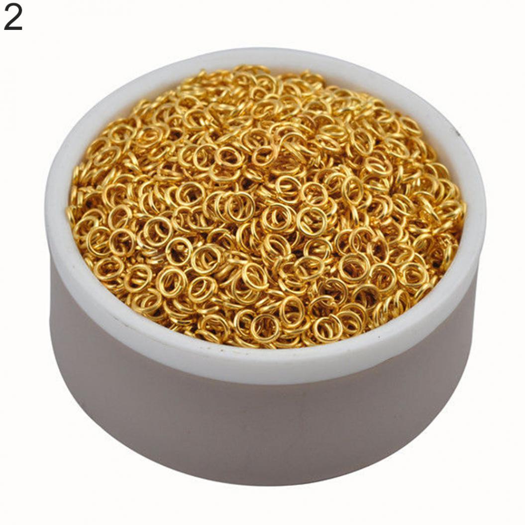 

200x4/5/6/7/8/9/10 мм металлические разрезные кольца с открытыми разъемами, ювелирные изделия 6mm 200pcs золотой